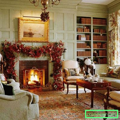 interiér-fascinující-obývací pokoj-dekorace-použití-světlo-šedá-dřevo-obývací pokoj-wall-panel-včetně-vinobraní-černý-tepaný-železo-lustr v obývacím pokoji-a-venkov